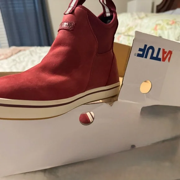 XTRATUF Women's Red Ankle Boots - Picture 2 of 4